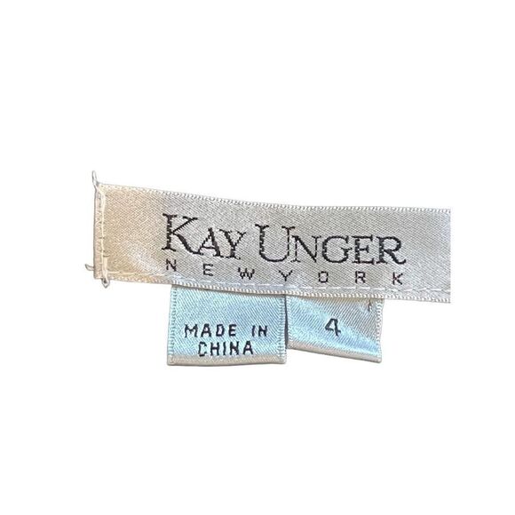 Kay Unger black sleeveless cocktail dress - 4 - Picture 7 of 8